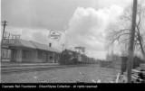 MILW 2-8-0 1241 passing the depot at Chehalis, WA heading for Tacoma